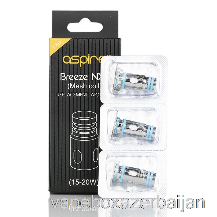 Vape Box Azerbaijan Aspire BREEZE NXT Replacement Coils 0.8ohm NXT KA Mesh Coils